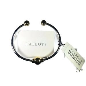 Talbots 12 K Gold Plated Sterling Silver Bangle